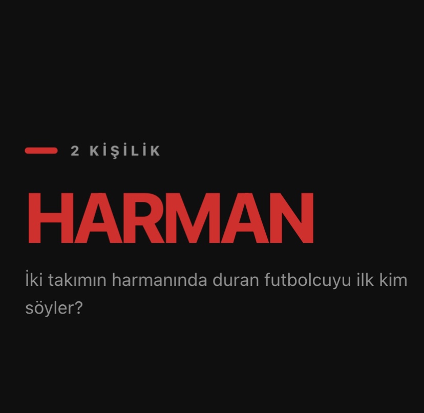 Harman önizlemesi